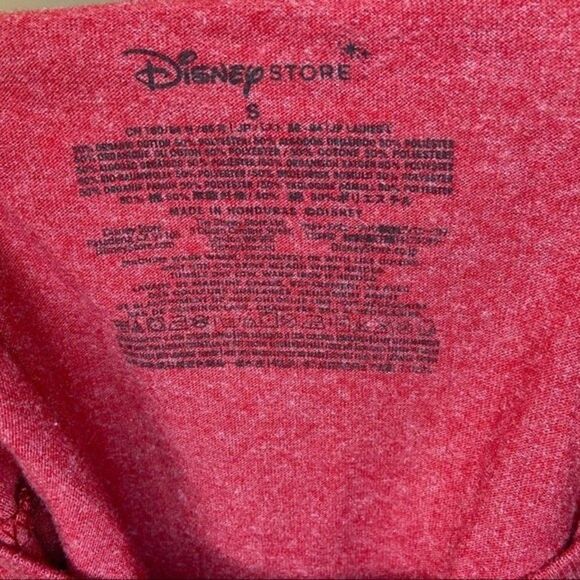 Disney Red “Kid at Heart” Graphic Tee Size S - Picture 4 of 4